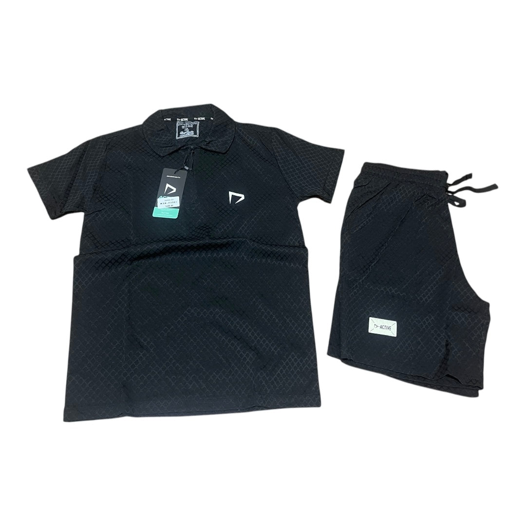 Black kattu Set -short set