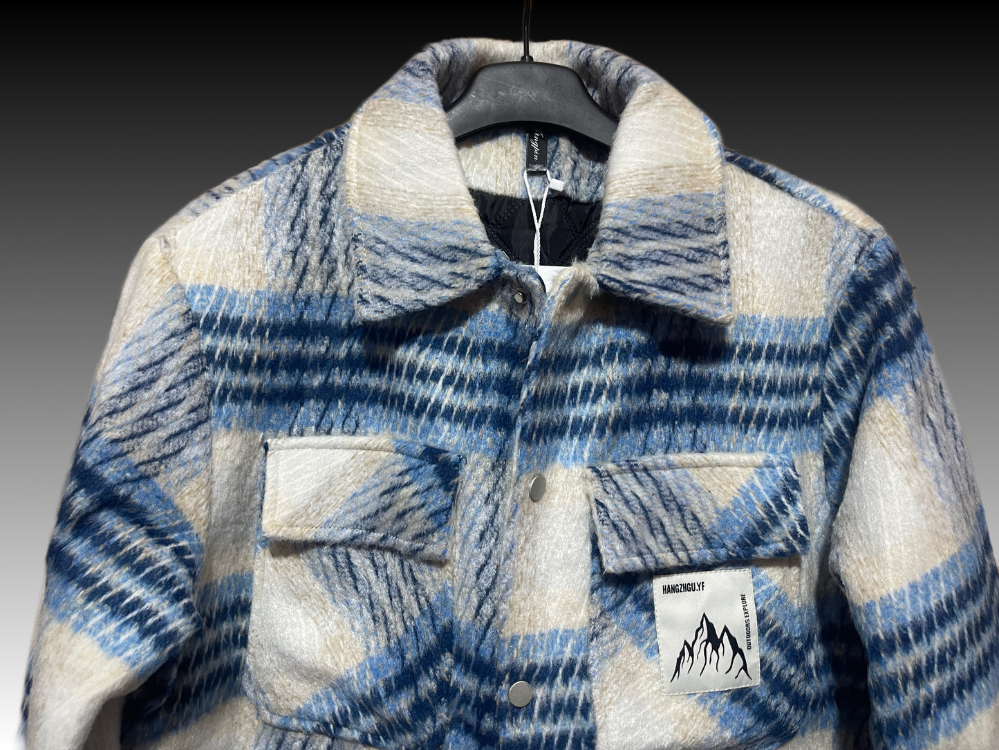 wollen cargo shirt