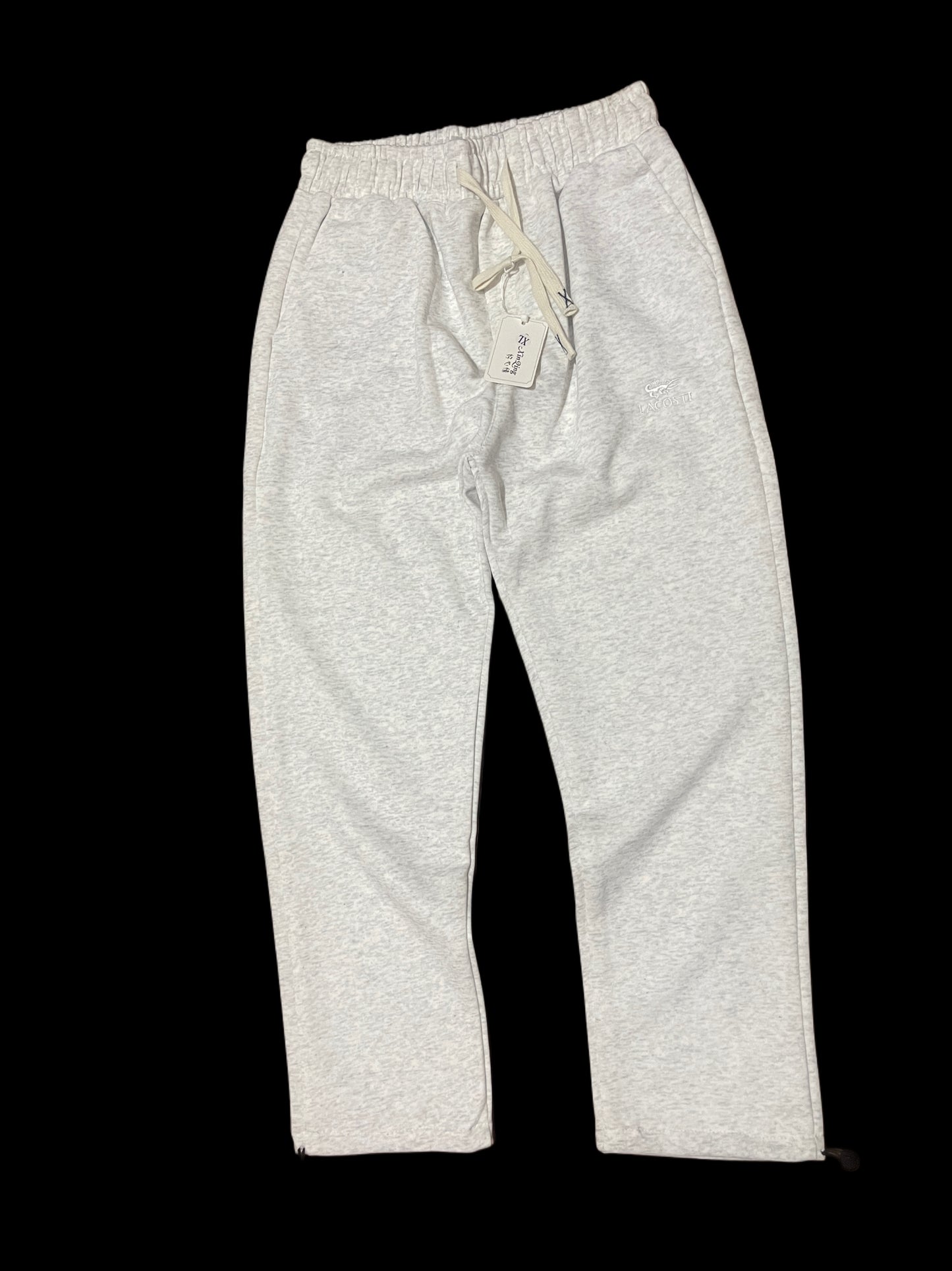 Gray baggy trousers