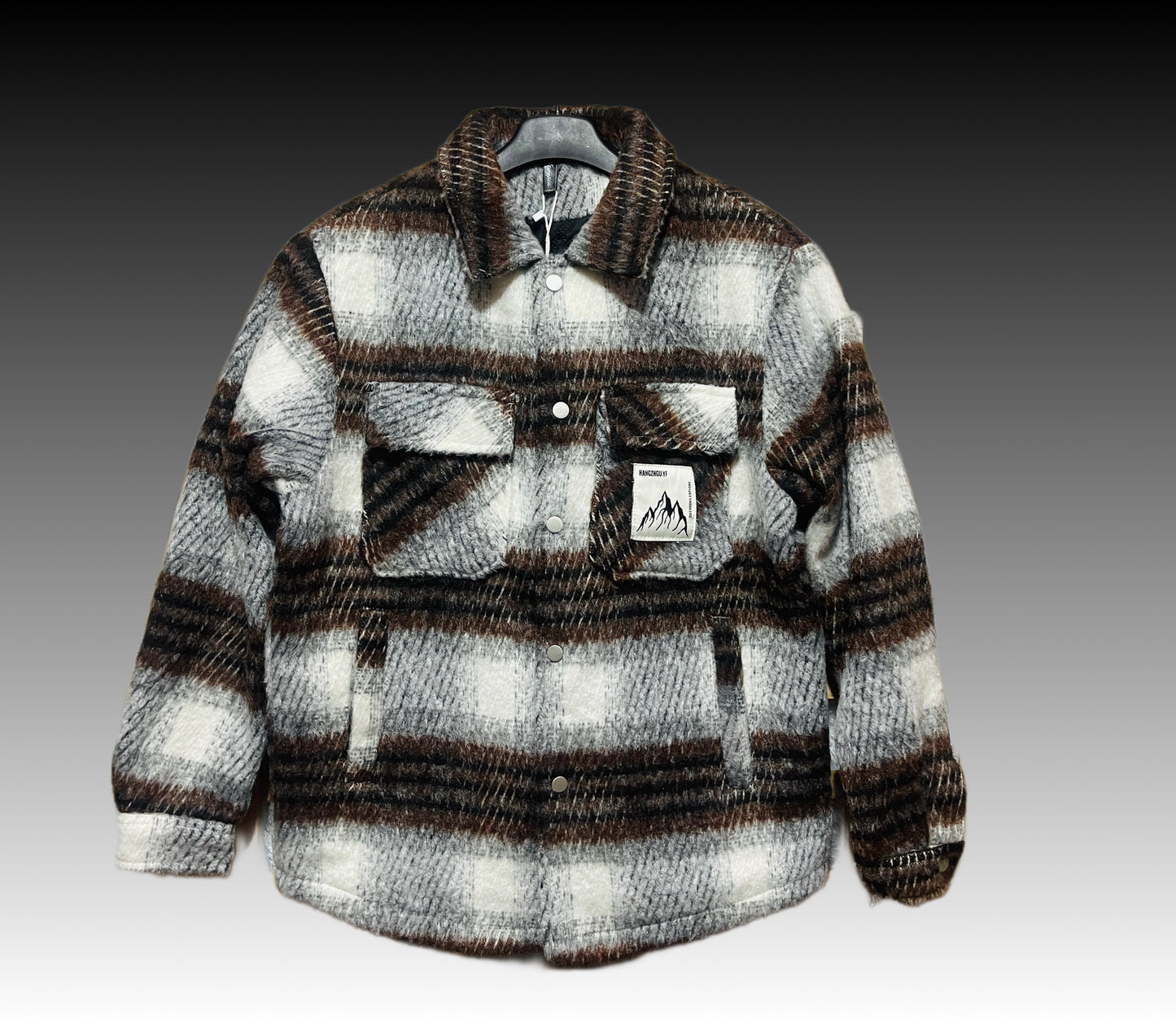 wollen cargo shirt